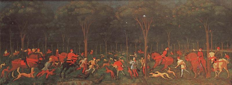 unknow artist The Hunt of all 15th-century Sweden oil painting art